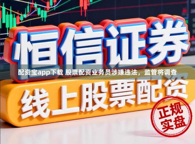配资宝app下载 股票配资业务员涉嫌违法，监管将调查
